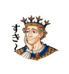 中世ヨーロッパの王たち2（個別スタンプ：21）