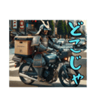 バイクデリバリー戦国武将（個別スタンプ：16）