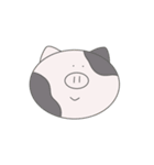 ぶー子の冬休み（個別スタンプ：3）