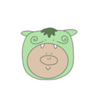 ぶー子の冬休み（個別スタンプ：6）