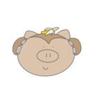 ぶー子の冬休み（個別スタンプ：10）