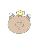 ぶー子の冬休み（個別スタンプ：11）