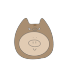 ぶー子の冬休み（個別スタンプ：13）