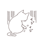 可愛い白猫さんスタンプ（個別スタンプ：7）