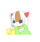 お正月パーカーちゃんスタンプ（個別スタンプ：6）