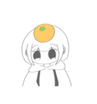 お正月パーカーちゃんスタンプ（個別スタンプ：8）