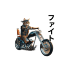 【毎日使える】バイクに乗る猫の返信（個別スタンプ：18）