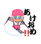 スポーツシリーズNo.24 女子スキーヤー（個別スタンプ：37）