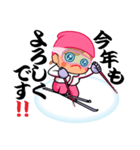 スポーツシリーズNo.24 女子スキーヤー（個別スタンプ：39）