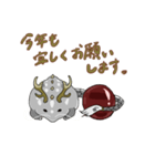 ぷくぷく銀竜 2024あけおめスタンプ（個別スタンプ：6）