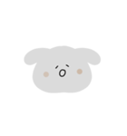表情豊かなグレーうさちゃん（個別スタンプ：10）