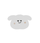 表情豊かなグレーうさちゃん（個別スタンプ：11）