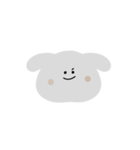 表情豊かなグレーうさちゃん（個別スタンプ：13）