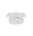 表情豊かなグレーうさちゃん（個別スタンプ：18）