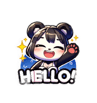 パンダの柴崎さん（個別スタンプ：3）