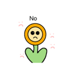 かわいいお花のスタンプです（個別スタンプ：2）