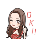 椿姫なみのスタンプ（個別スタンプ：6）