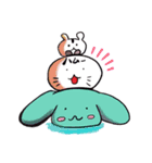 ハムスター冬のスタンプ（個別スタンプ：2）