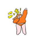 とにかくパワフルなおでぶちんの日常（個別スタンプ：5）