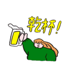 とにかくパワフルなおでぶちんの日常（個別スタンプ：9）