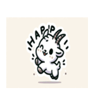 山の喜び：シロイワヤギの冒険（個別スタンプ：1）