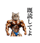 【毎日使える】マッスルキャット〜筋肉猫〜（個別スタンプ：30）