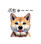 大好きを伝える柴犬 ドット絵 40種 すき（個別スタンプ：8）