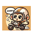 バイクモンキー！猿のワイルドライド（個別スタンプ：8）