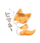 ねこじかんのおあげとくろまめ（個別スタンプ：36）