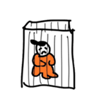 南京錠を切り刻んでいる理髪師（個別スタンプ：18）