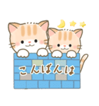 北欧風かわいい猫カフェ♪茶トラ（個別スタンプ：3）