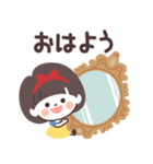 モノトーンmushちゃんおとぎの国【修正版】（個別スタンプ：1）