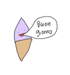 イタリア語を喋るジェラートくん（個別スタンプ：2）