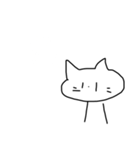 背景に合わせられるカメレオン猫！（個別スタンプ：1）