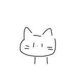 背景に合わせられるカメレオン猫！（個別スタンプ：40）