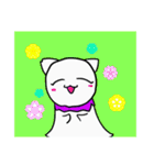 しろねこライフ5（個別スタンプ：16）