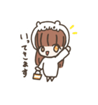 ふわかわ会話スタンプ（個別スタンプ：19）