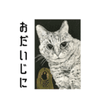 たたえる猫たち - 山田猫 vol.16（個別スタンプ：5）