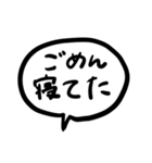 センター分けのホスト（個別スタンプ：22）