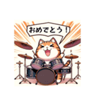 ドラムネコ Drumming Kitty（個別スタンプ：5）