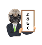 パグのらーさんスタンプ（個別スタンプ：28）
