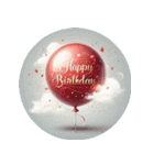 お誕生日バルーン HAPPY BIRTHDAY！風船（個別スタンプ：23）