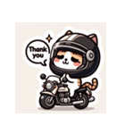 キャットライダー！猫のバイクツアー2（個別スタンプ：5）