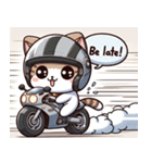 キャットライダー！猫のバイクツアー2（個別スタンプ：8）