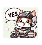 キャットライダー！猫のバイクツアー2（個別スタンプ：10）