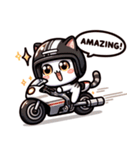 キャットライダー！猫のバイクツアー2（個別スタンプ：20）