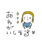 mottoのオトナ女子スタンプ♡くるくる文字（個別スタンプ：7）