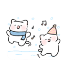 Kuricat : Winter (super cute cat) [ENG]（個別スタンプ：15）