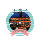 コックピットと飛行機スタンプ（個別スタンプ：2）