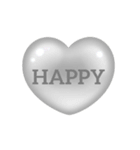 Heart English cute stamp（個別スタンプ：1）